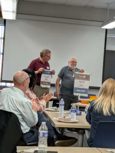Escanaba Rotary Club receives recognition from The Rotary Foundation